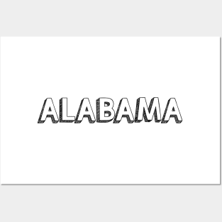 Alabama <\\> Typography Design Posters and Art